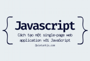 Cách tạo một single-page web application với JavaScript