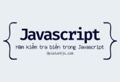 Hàm kiểm tra biến trong Javascript